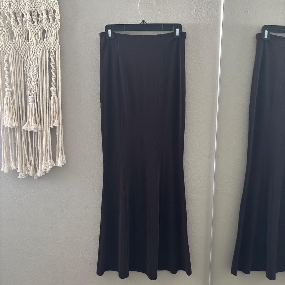 Eye Candy Classic Dark Brown Maxi Skirt